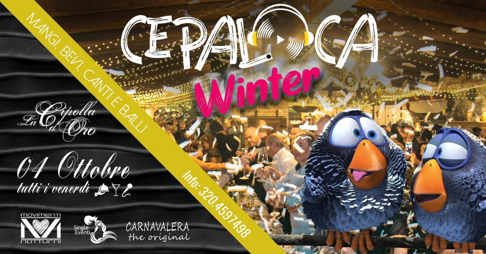 Secondo evento Cepaloca Winter ristorante La Cipolla D'Oro