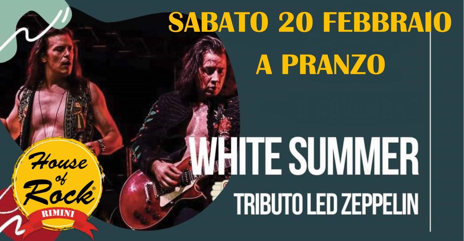Led Zeppelin tribute House of Rock di Rimini