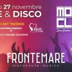 Ristorante discoteca Frontemare di Rimini, inaugurazione seconda sala