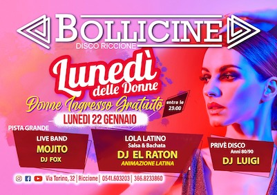Discoteca Bollicine Riccione Mojito live band