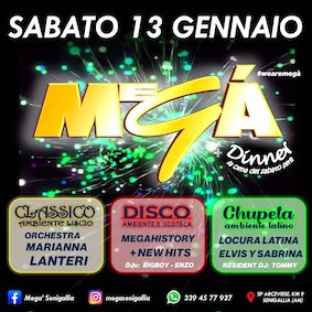Discoteca e dancing Megà Senigallia orchestra Marianna Lanteri