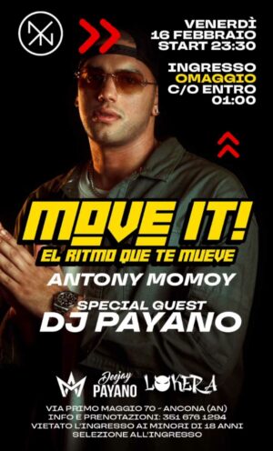 Move It di Venerdì al Nyx Club di Ancona