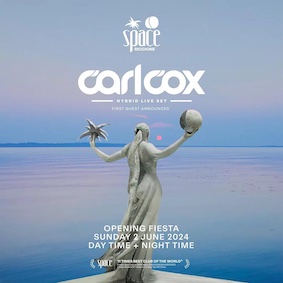 Carl Cox Opening Party Space Riccione