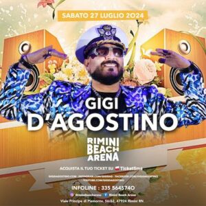 Gigi D’Agostino alla Rimini Beach Arena
