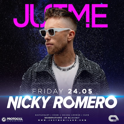 Justme Milano, guest dj Nicky Romero