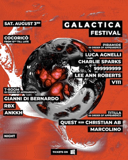 Rimini Beach Arena e Cocoricò, Galactica Festival Day e Night
