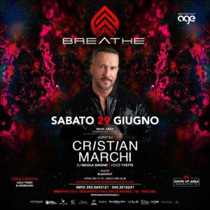 Cristian Marchi al Breathe di Pescara