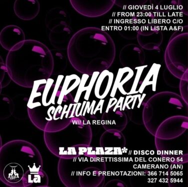 Euphoria alla discoteca La Plaza di Camerano e1719528842600