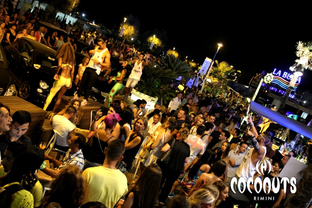 Baccanale Romano alla discoteca Coconuts Rimini