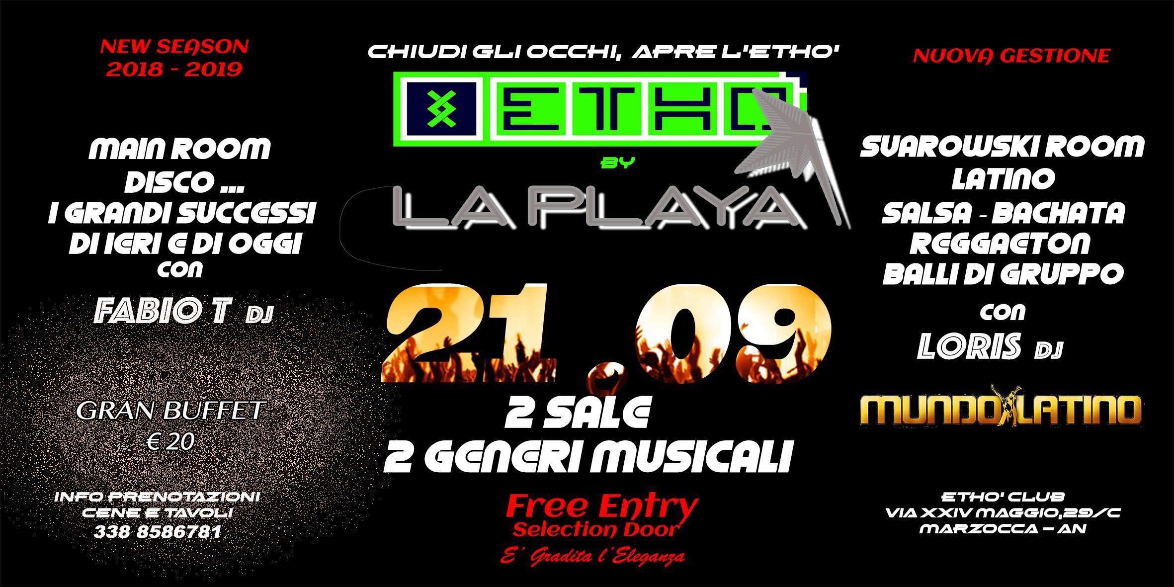 Inaugurazione Ethò Club Senigallia