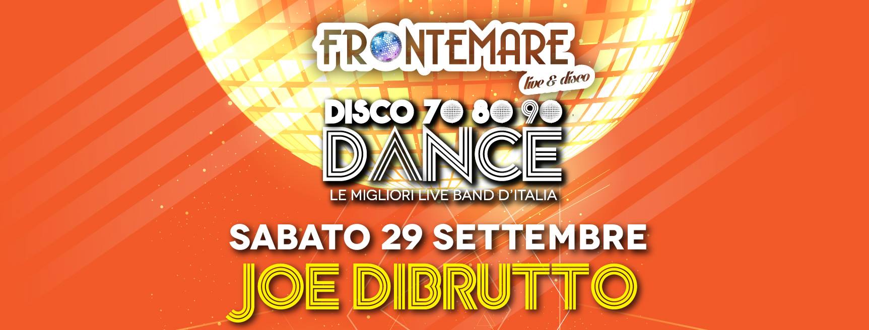 Joe Dibrutto in concerto Frontemare Rimini