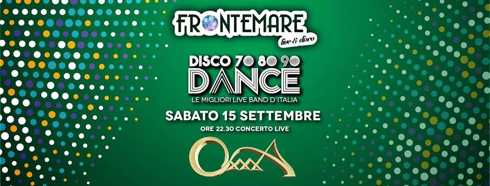 Oxxxa in concerto Frontemare Rimini