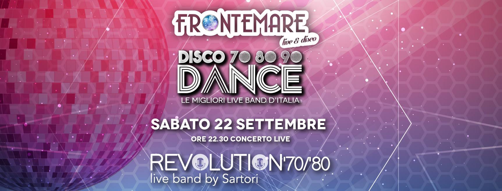 Revolution 70-80 in concerto Frontemare Rimini