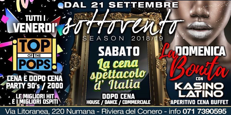 Sottovento Club Numana - Inaugurazione Sabato