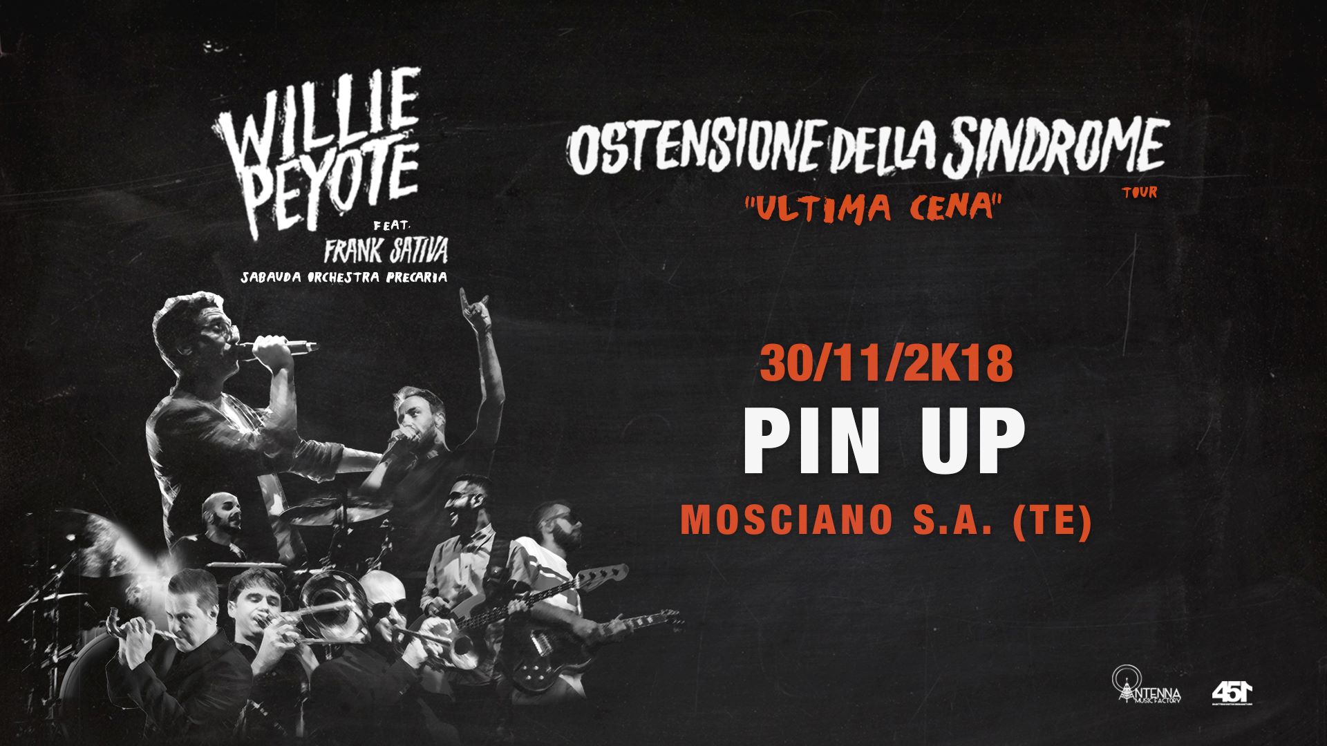 Willie Peyote Live Pin Up Mosciano