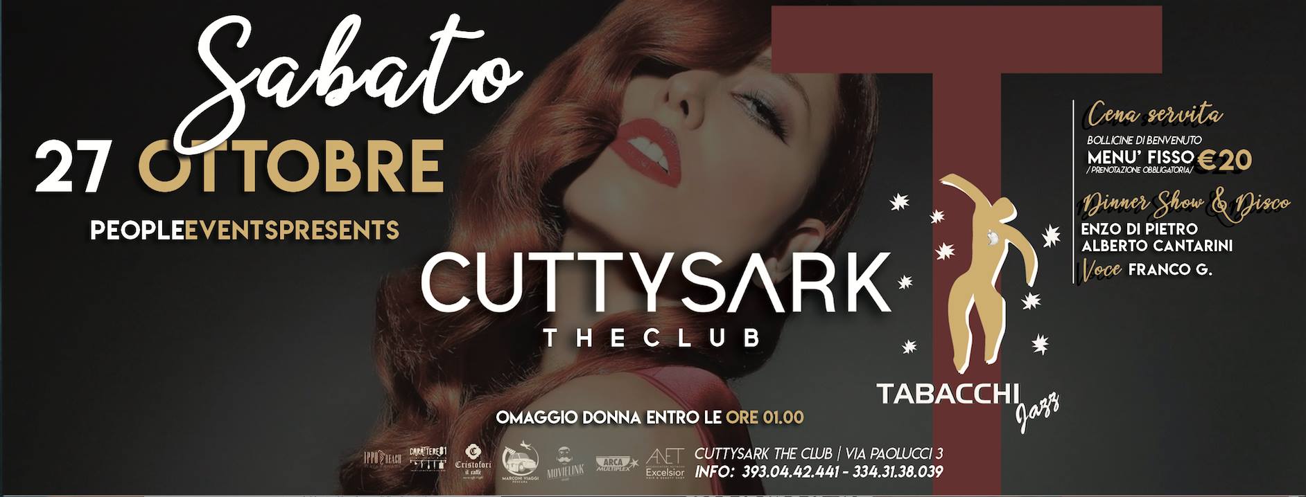 Evento pre Halloween Cutty Sark Pescara