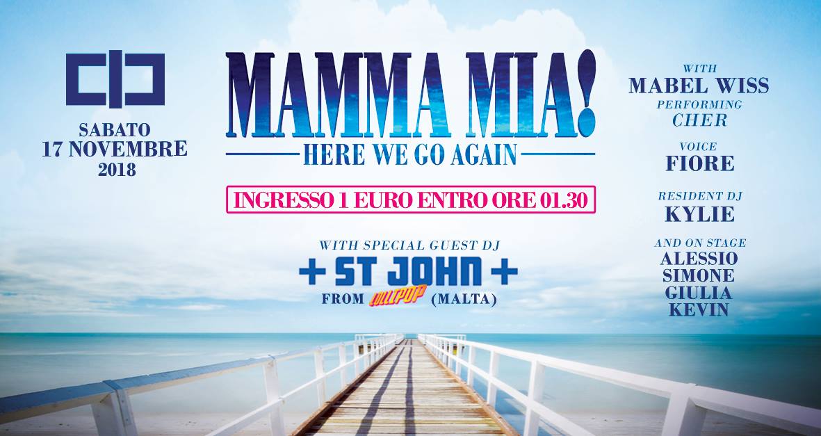 Mamma Mia 1 euro party Classic Club Rimini