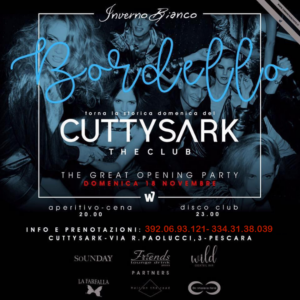 Inaugurazione Domenica Cutty Sark Club Pescara