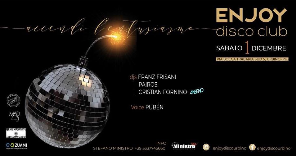 Inaugurazione Sabato Enjoy Club Urbino