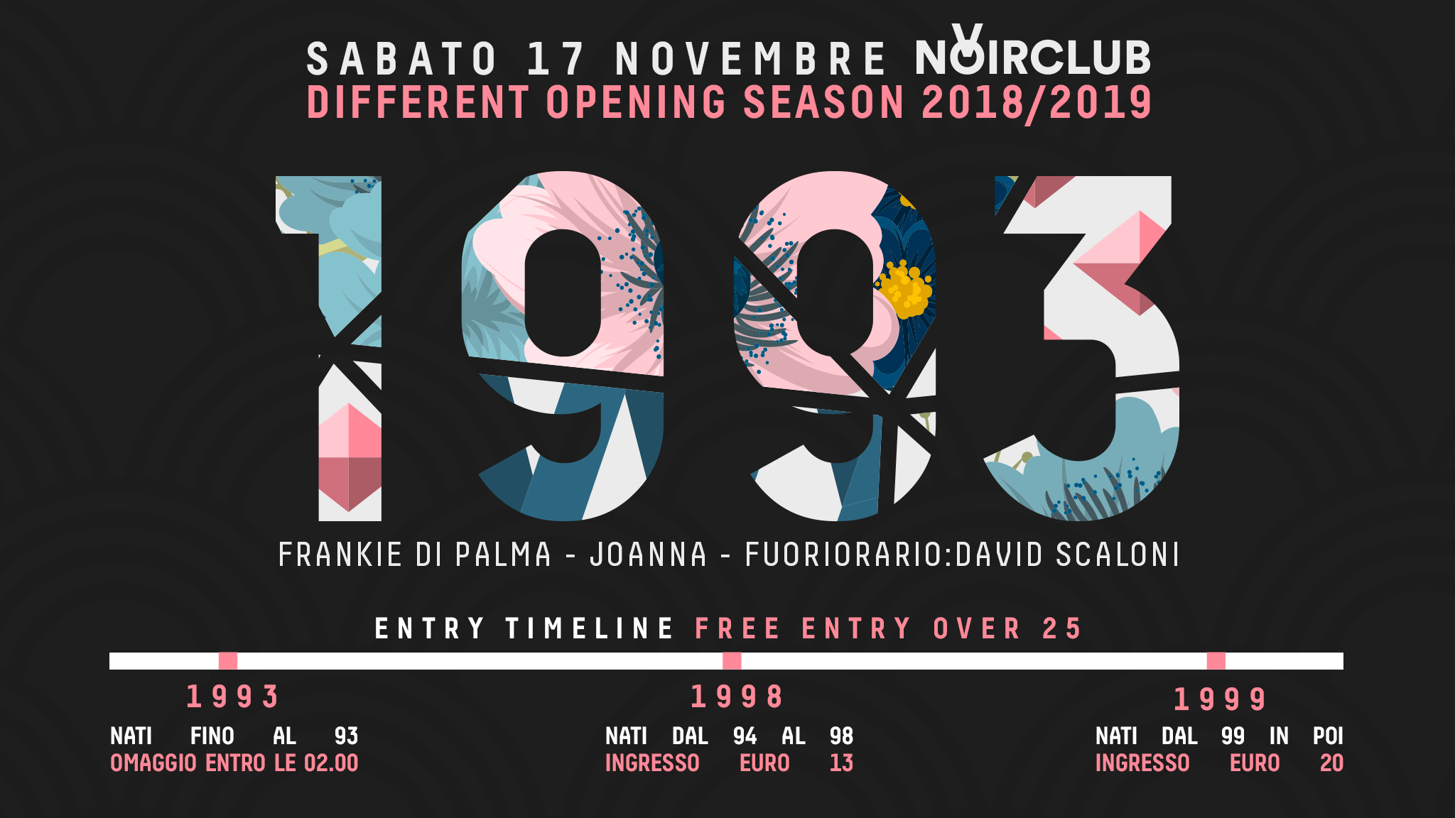 Different Opening Season Noir Club Jesi