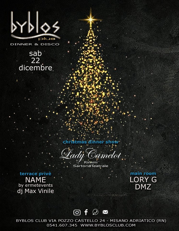 Christmas dinner show Byblos Riccione