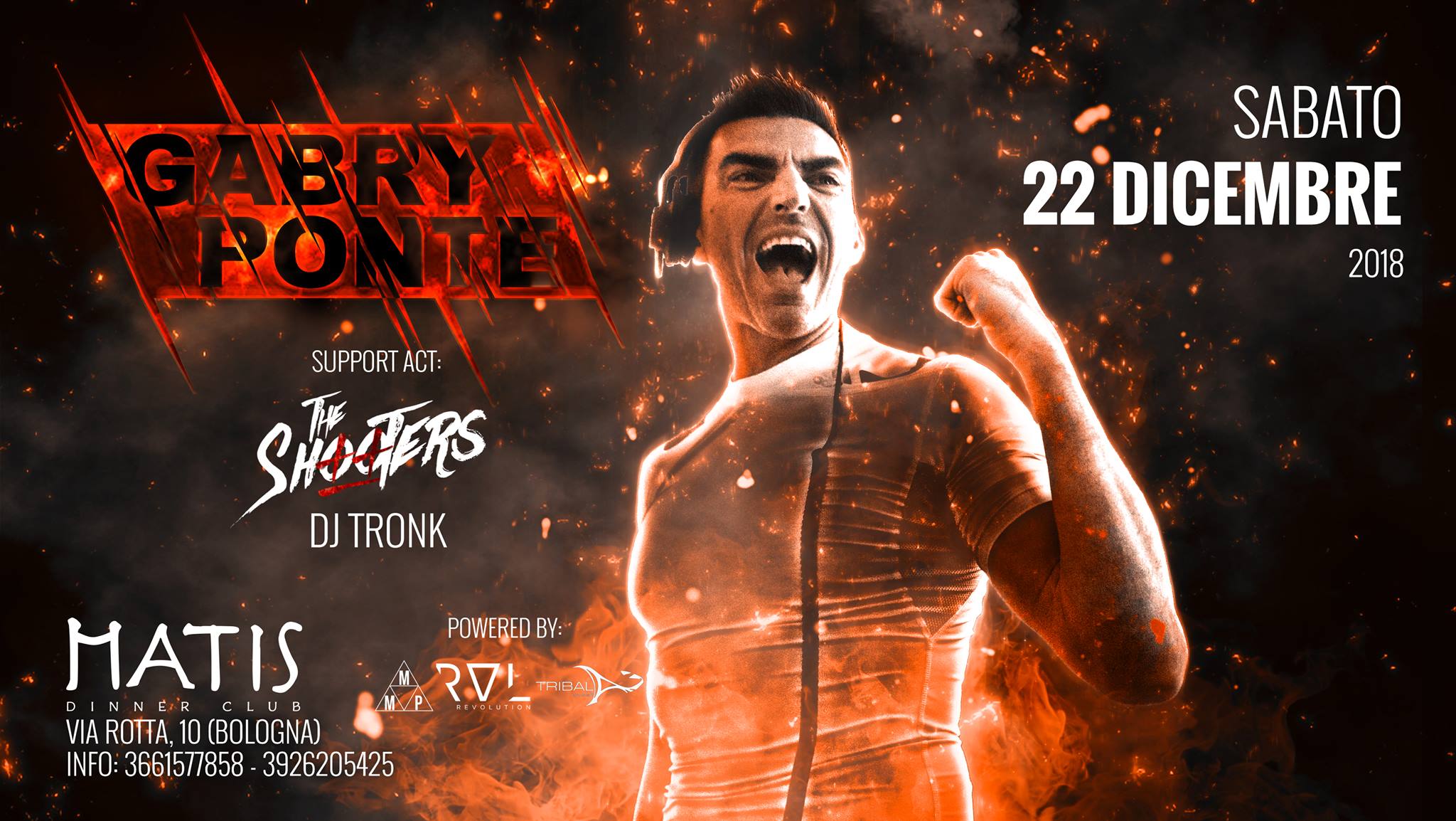 Gabry Ponte Matis Dinner Club Bologna