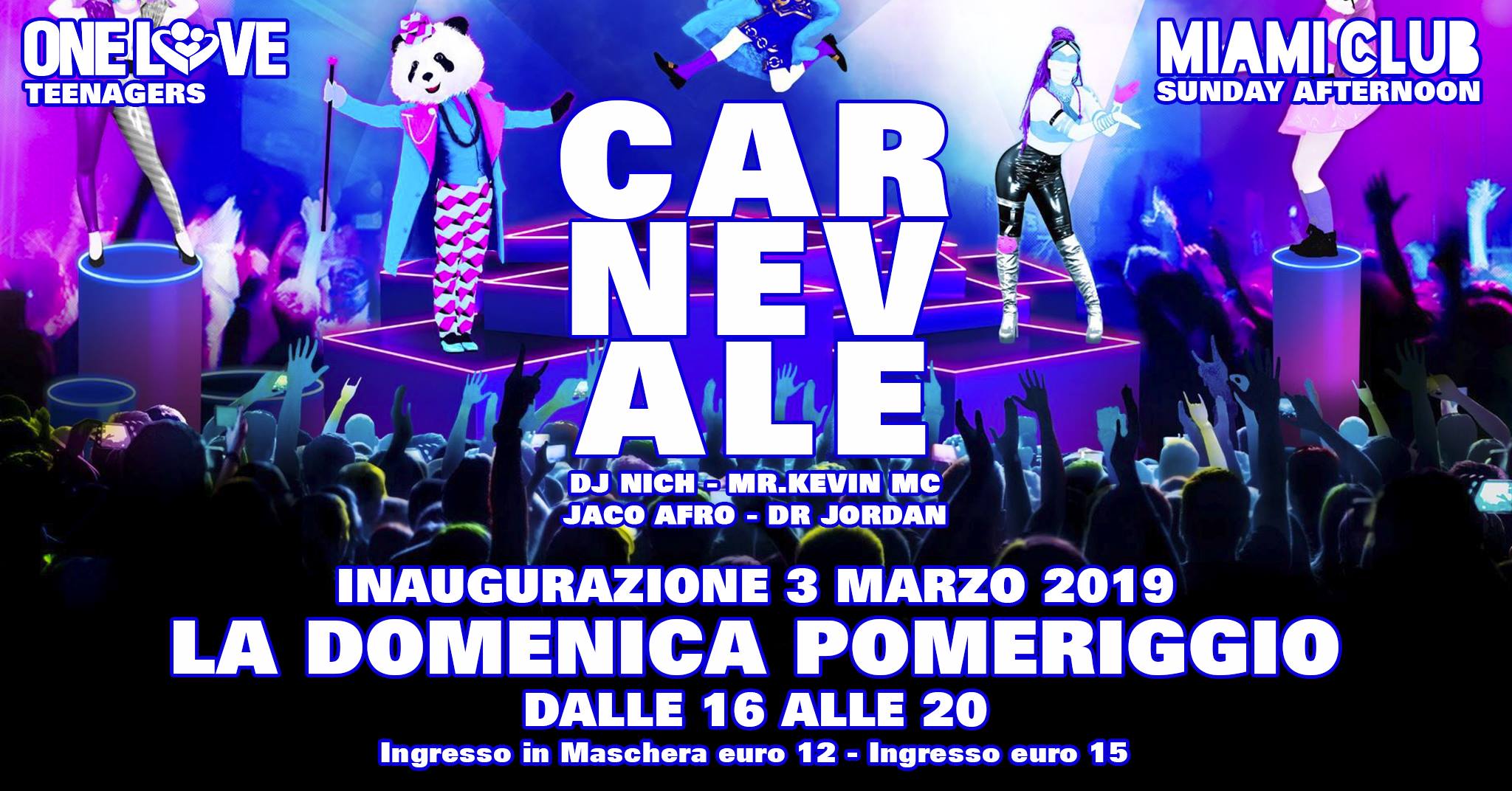 Carnevale 2019 Teenagers Miami Club Monsano