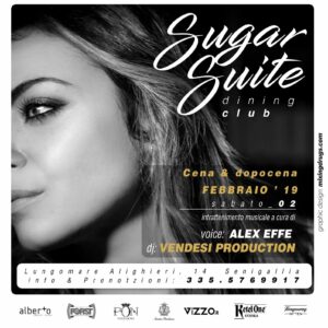 Sugar Senigallia Dj Vendesi Production Voice Alex Effe