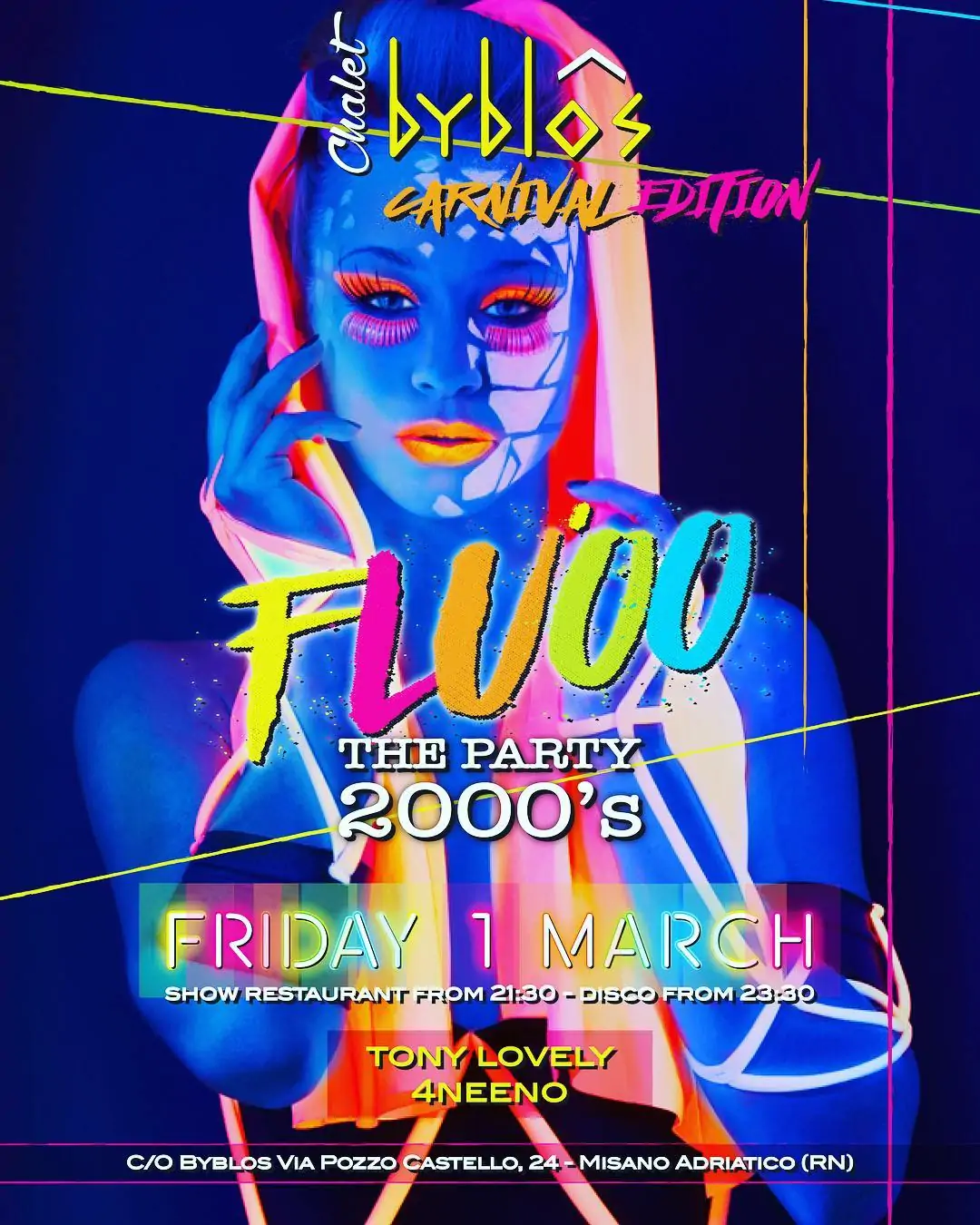 Sabato 12 gennaio 2019 - FLUO PARTY