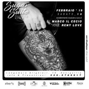 Marco Il Cecio dj Reny Love voice Sugar Senigallia