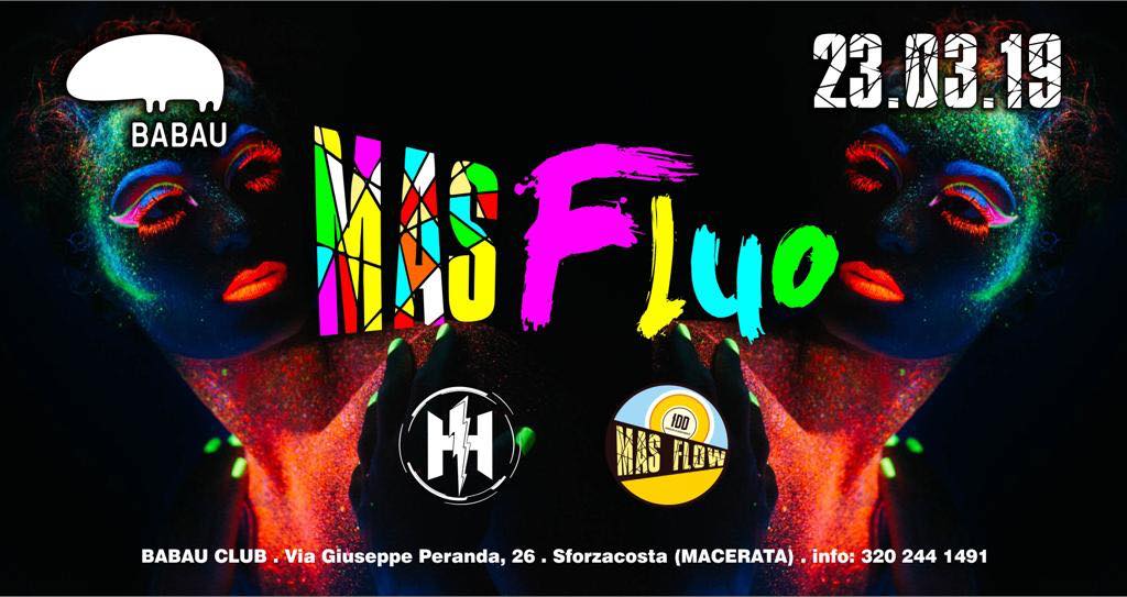 Mas Fluo Party Babau Club Macerata