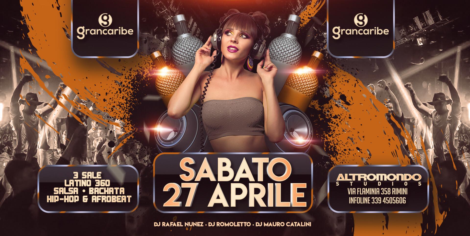 Discoteca Altromondo Rimini, il sabato con il party Grancaribe