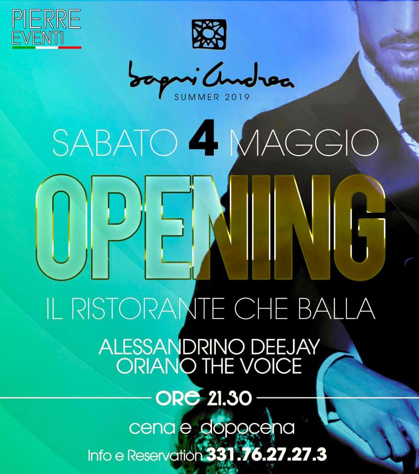 Opening Summer Season Bagni Andrea San Benedetto del Tronto