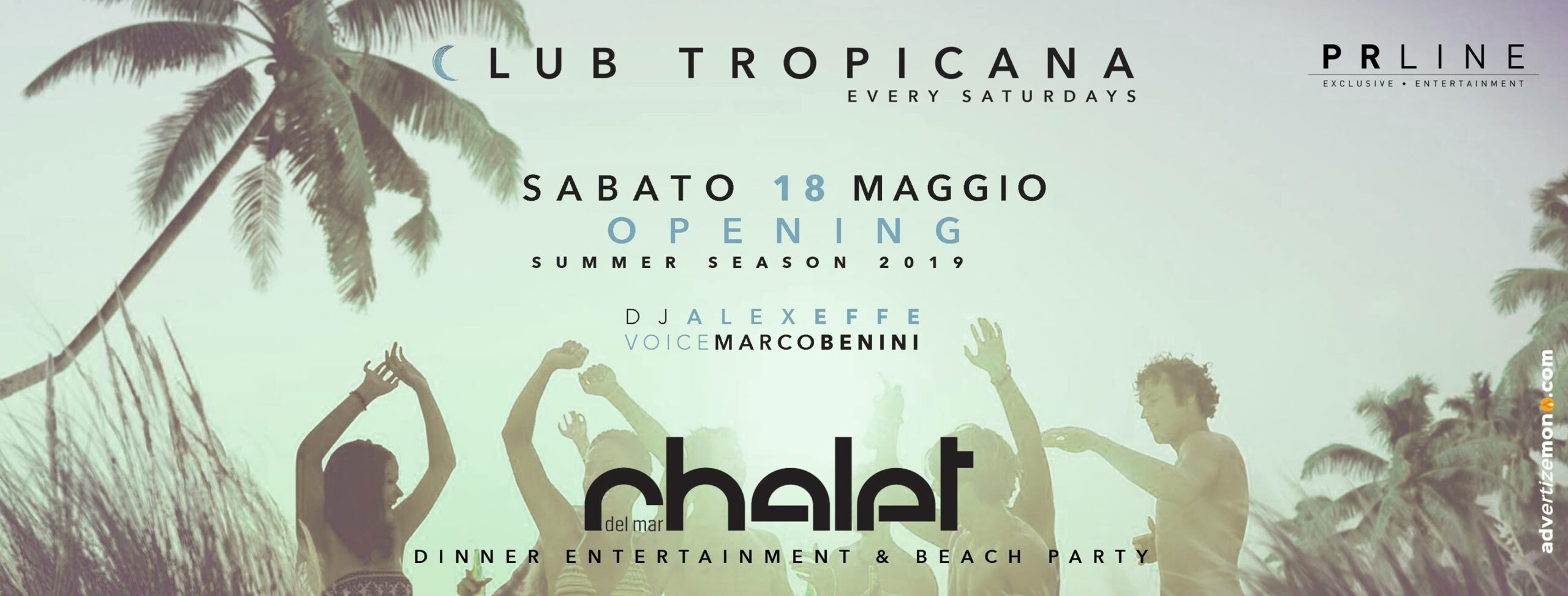 Opening Club Tropicana Chalet Del Mar Fano