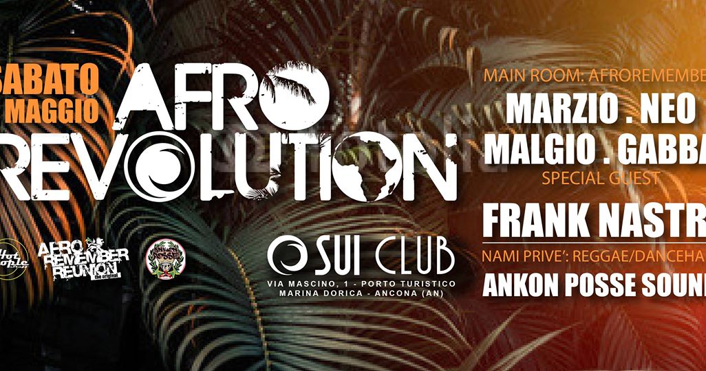 Afrorevolution extra date Sui Club Ancona