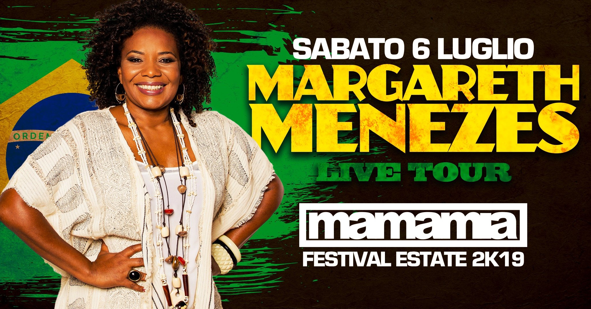 Margareth Menezes in concerto Mamamia Senigallia