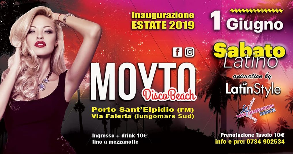 Inaugurazione Sabato Moyto Disco Beach