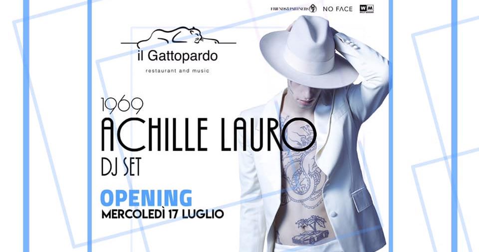 Achille Lauro guest discoteca Gattopardo Alba Adriatica