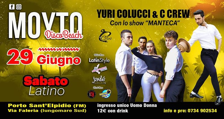 Show Manteca Moyto Disco Beach Porto Sant'Elpidio