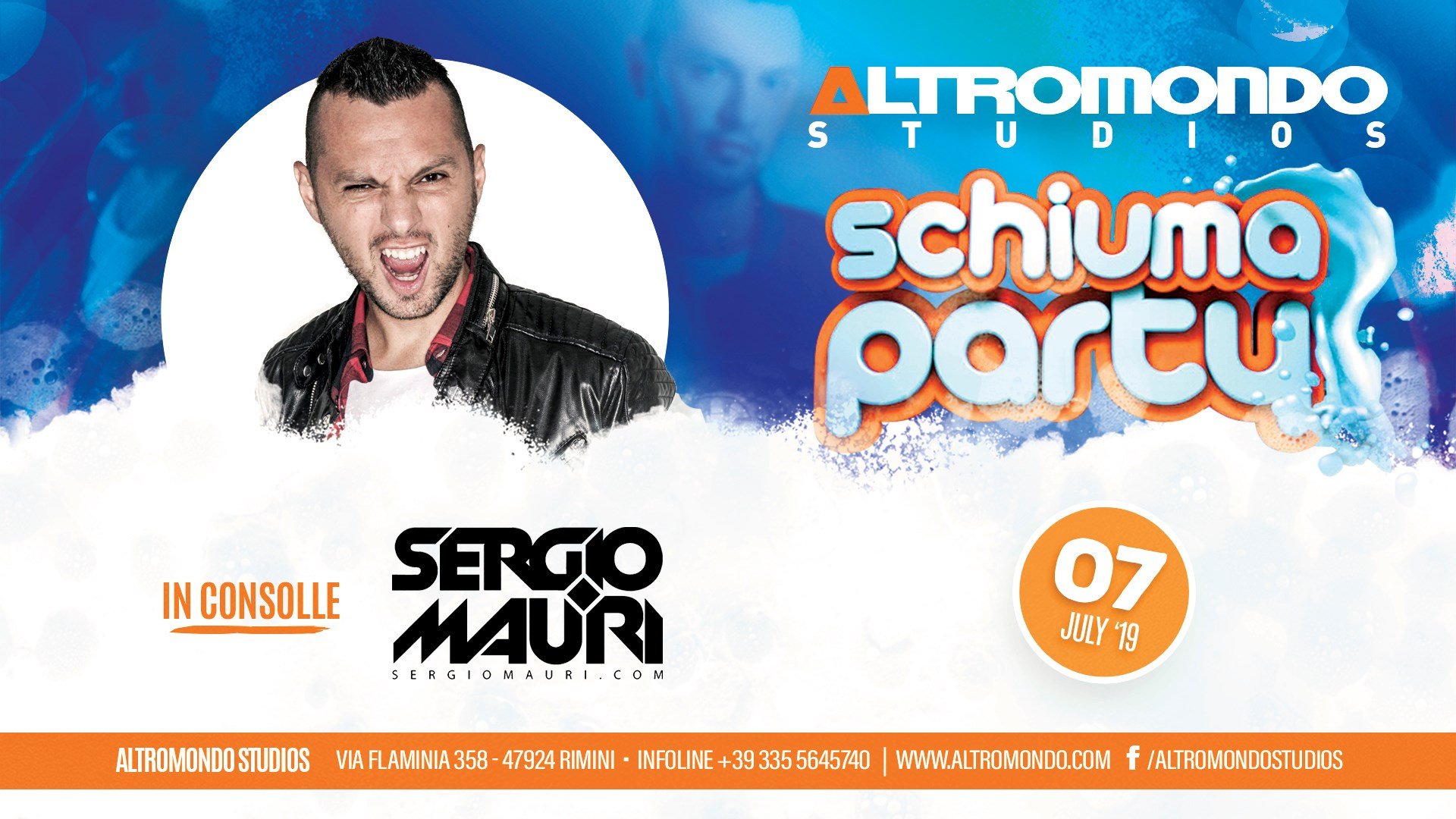 Sergio Mauri dj Discoteca Altromondo Studios Rimini