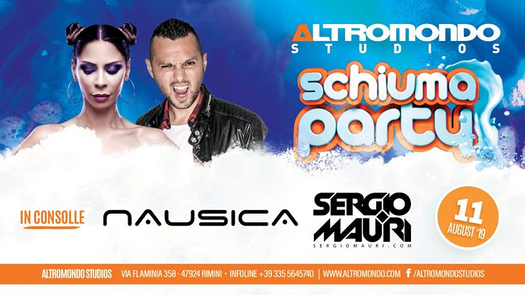 Nausica e Sergio Mauri djs discoteca Altromondo Studios Rimini