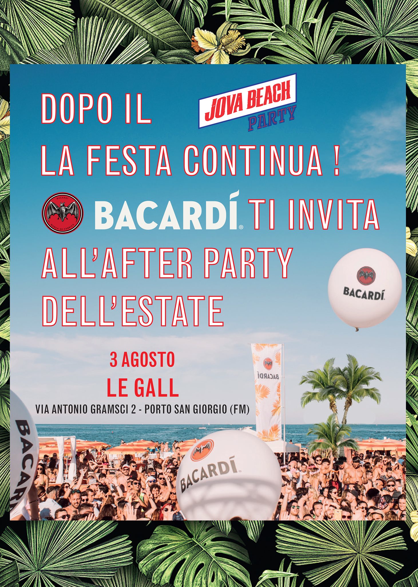 Le Gall Porto San Giorgio after Jova Beach Party