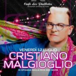 Cristiano Malgioglio guest Cafè Les Paillotes Pescara