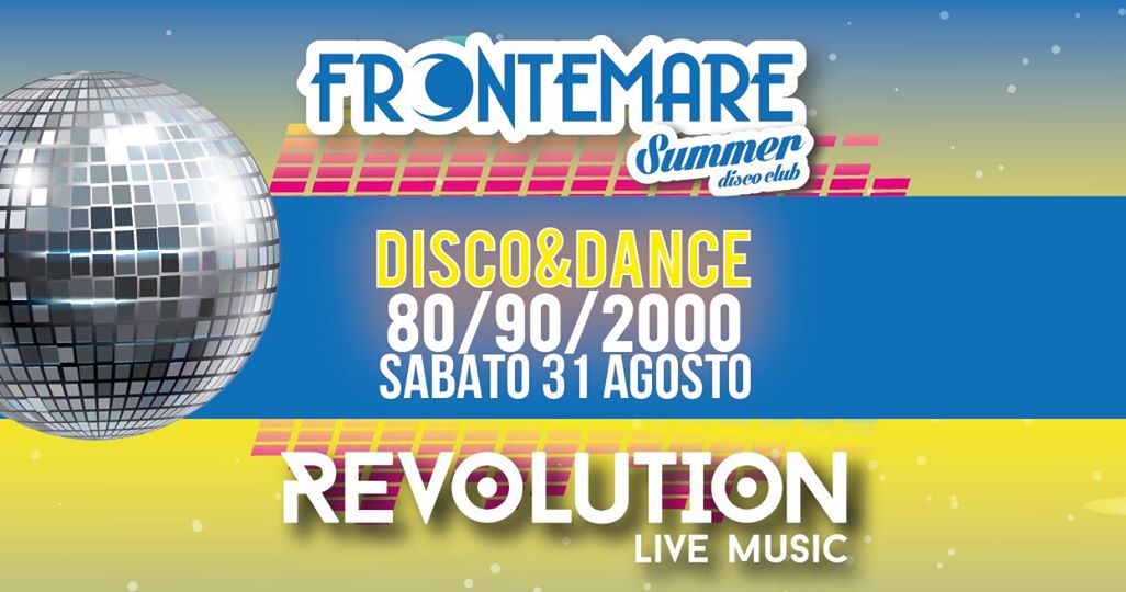 Revolution 80/90 concerto live Frontemare Rimini