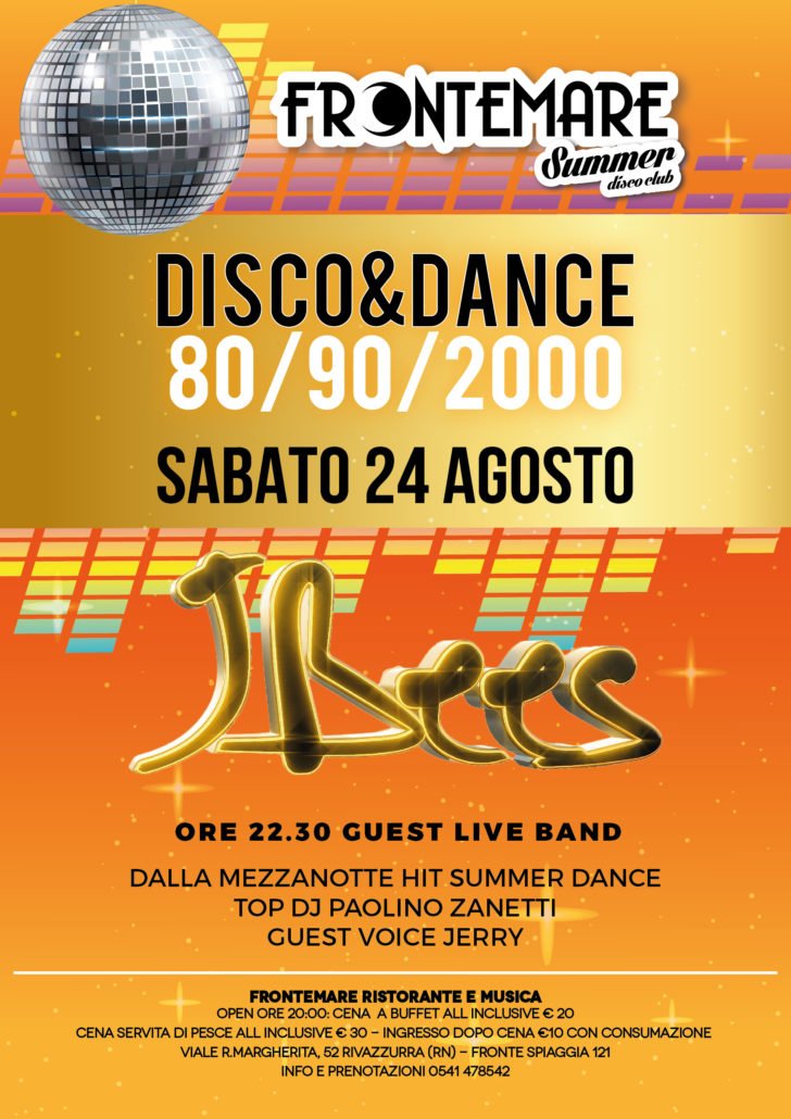 Jbees concerto live Frontemare Rimini