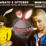 Bunnyland festa di inizio anno scolastico guest Giaime Miami Monsano