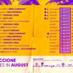 Samsara Riccione Beach party di fine Agosto