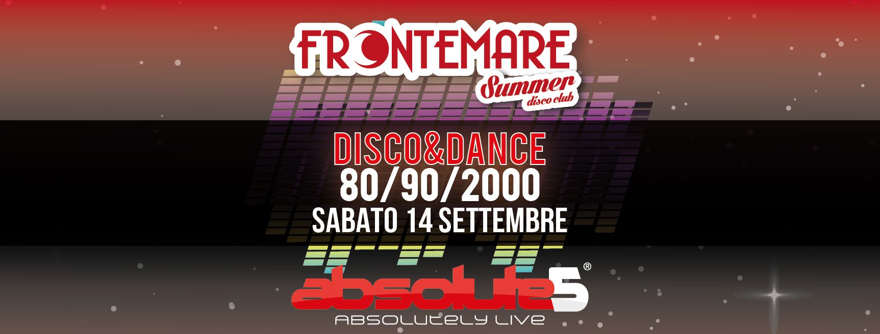 Absolute5 live Frontemare Summer Disco Club Rimini