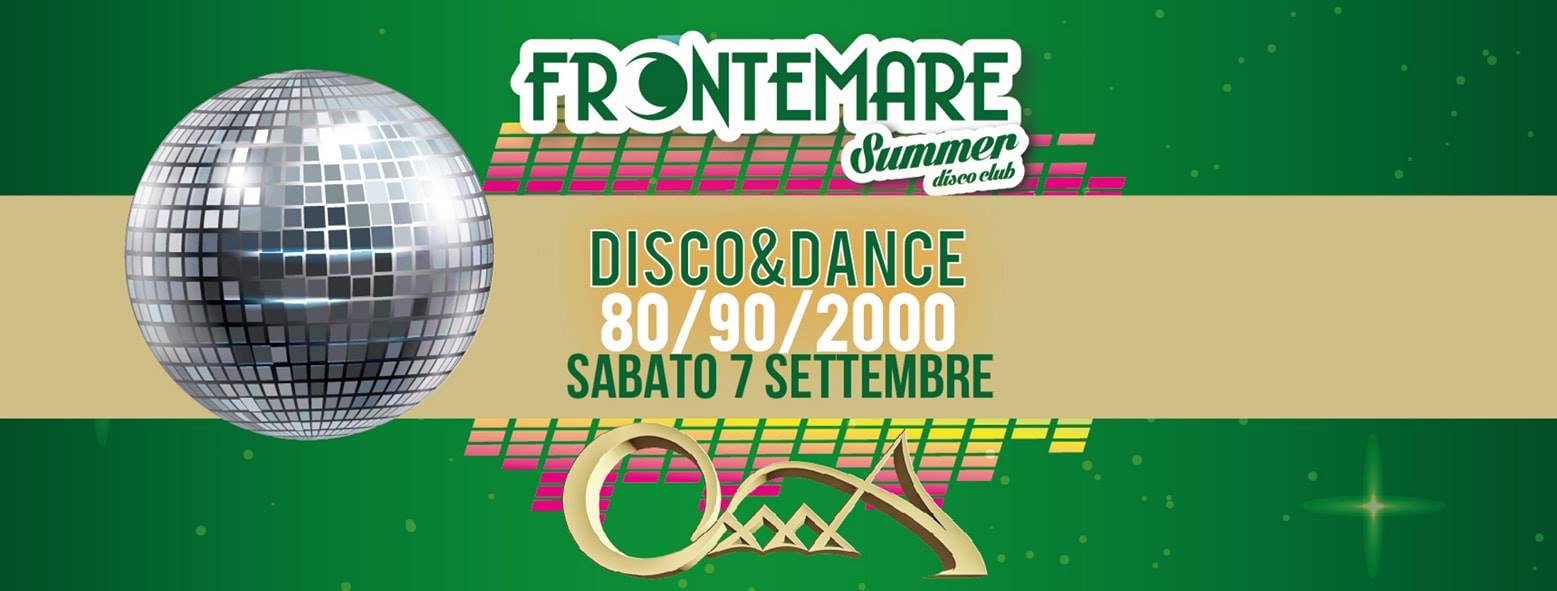 Oxxxa live Frontemare Summer Disco Club Rimini