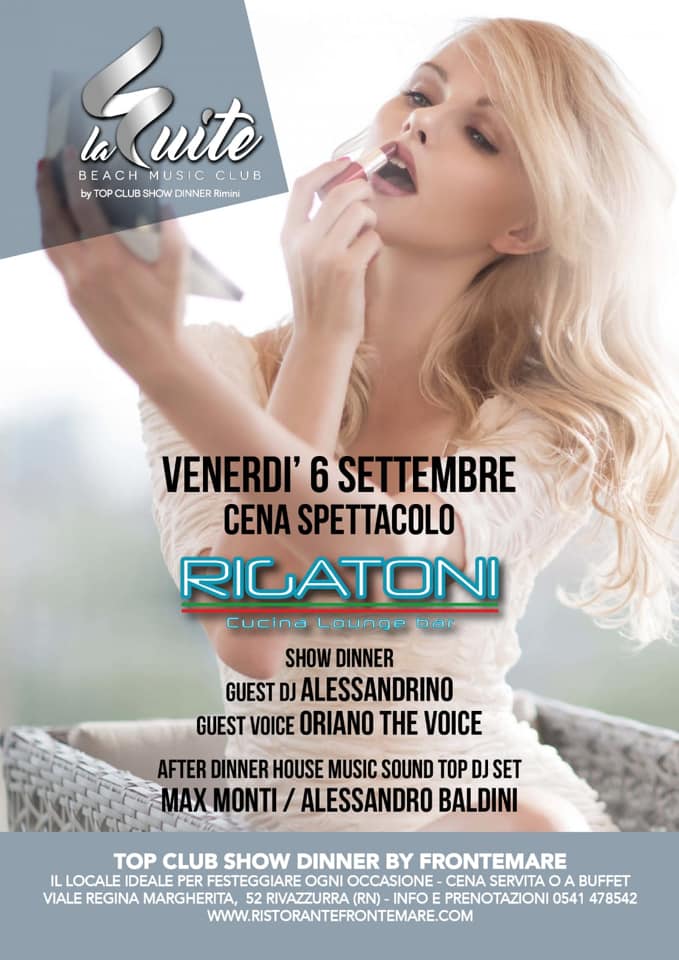 Party with Rigatoni La Suite by Frontemare Rimini